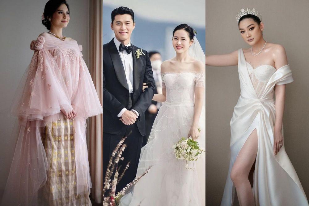 11 Baju Pengantin Off The Shoulder yang Paling Memikat Mata, Elegan!