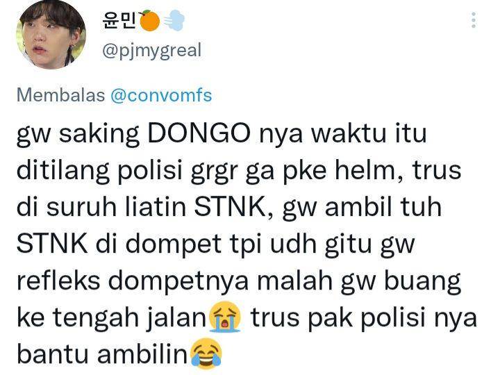Cerita lucu warganet saat razia polisi (twitter.com/pjmygreal)