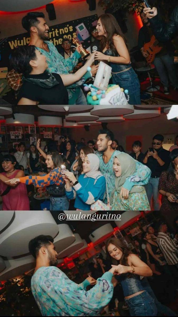 Ulang tahun ke-41 Wulan Guritno (Anggarcp via Instagram.com/sabdaahesa/)
