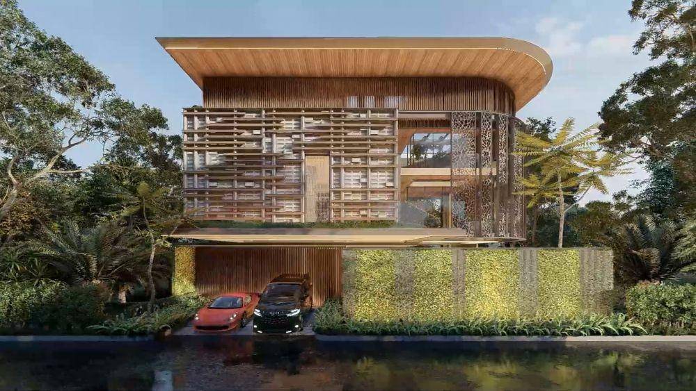desain rumah baru Ayu Ting Ting (youtube/Angkasa Architects)