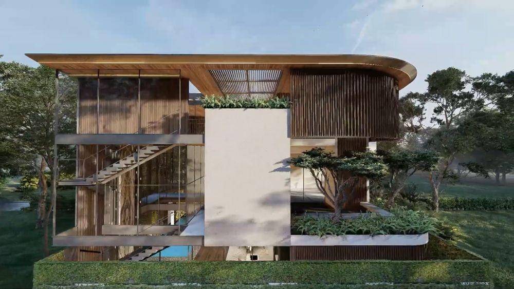 desain rumah baru Ayu Ting Ting (youtube/Angkasa Architects)