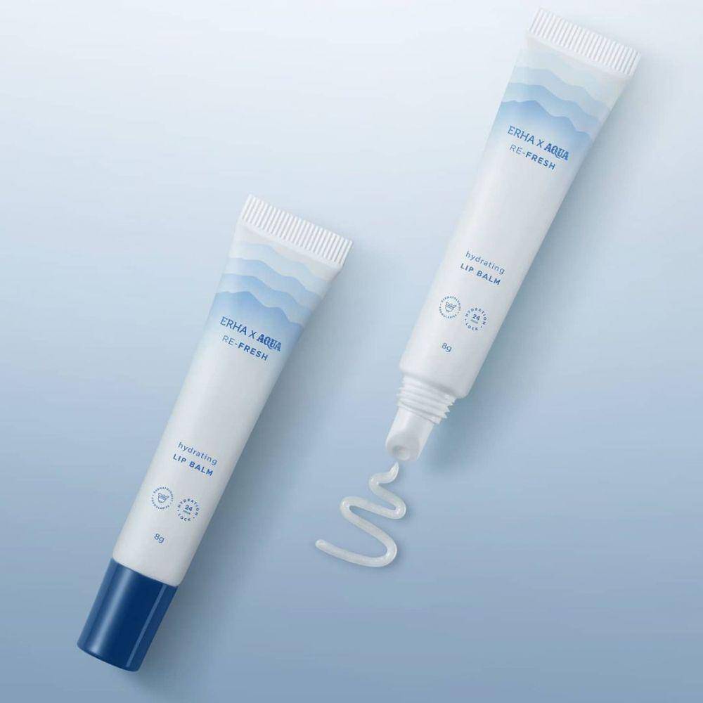 ERHA X AQUA Re-Fresh Hydrating Lip Balm dari ERHA (Instagram.com/erha.dermatology)