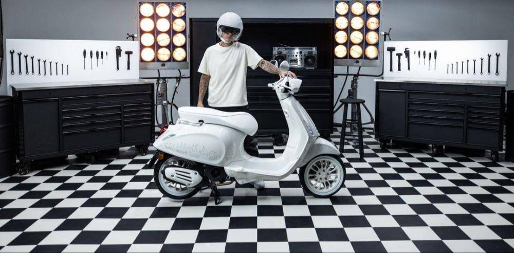 potret Vespa edisi khusus Justin Bieber (instagram.com/vespa_taiwan)
