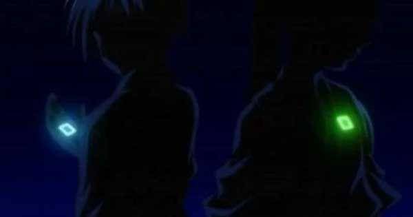 Tokine dan Yoshimori dengan tanda Houin ( Dok. Sunrise / Kekkaishi )