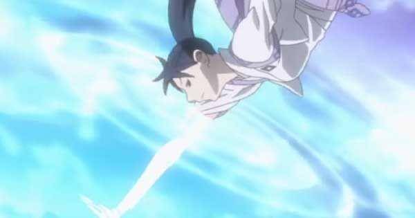 Tokine menembus Shinkai milik Yoshimori ( Dok. Sunrise / Kekkaishi )