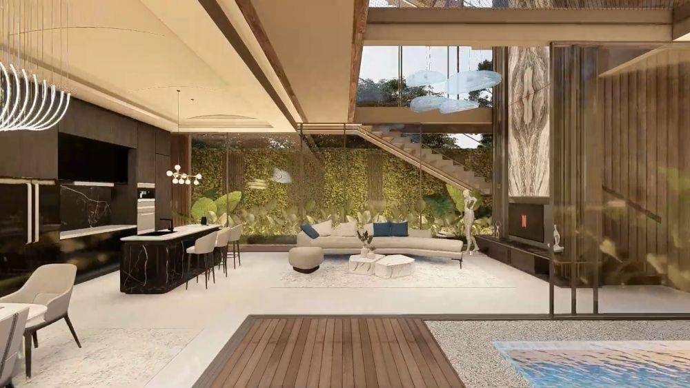 desain rumah baru Ayu Ting Ting (youtube/Angkasa Architects)