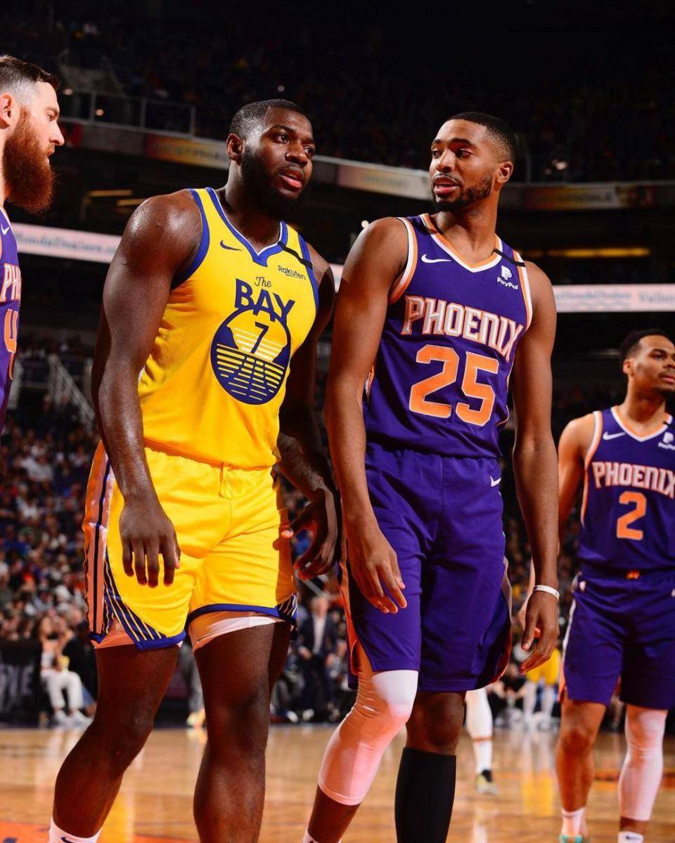 Mikal Bridges dan Eric Paschall (instagram.com/mikalbridges)