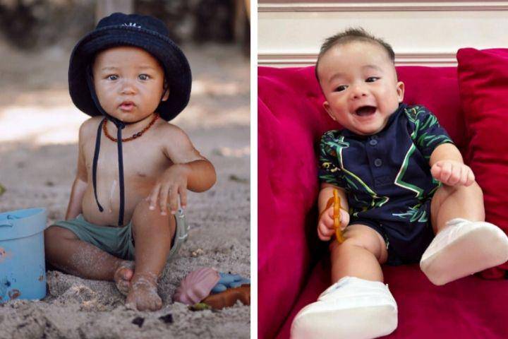 kolase potret bayi artis berwajah bule (instagram.com/kiyojikaynenbachdim)