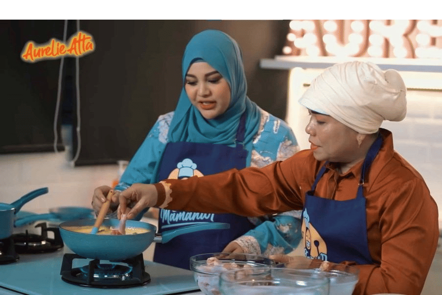 10 Momen Aurel Hermansyah Masak Makanan Favorit Bibi Bareng Oma Gala