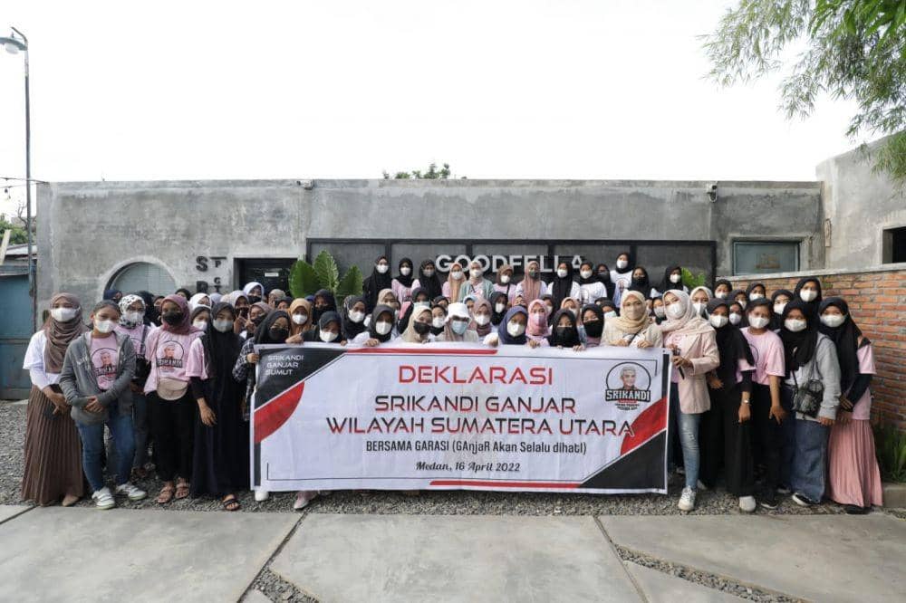 Srikandi di Sumut Deklarasi Dukung Ganjar Maju Calon Presiden 2024