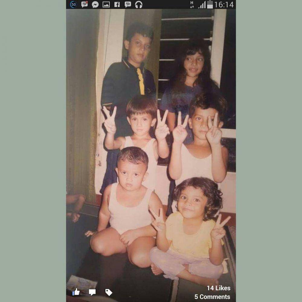 potret lawas masa kecil Rizky Nazar (Instagram.com/ikasurya5)