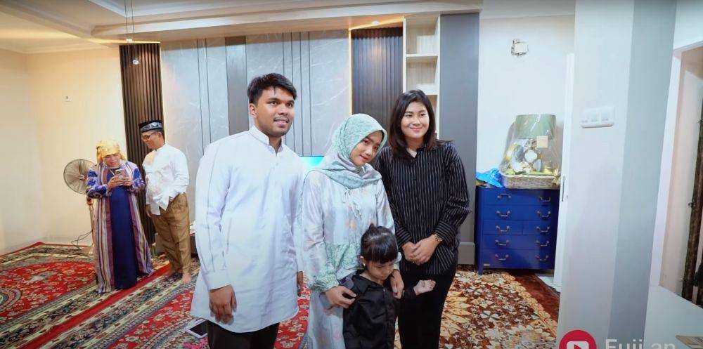 syukuran rumah baru Gala Sky (youtube/Fuji an)