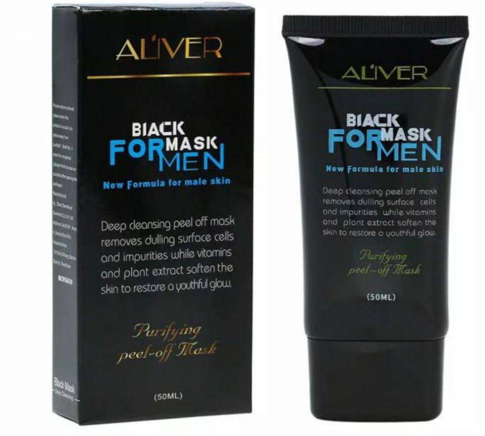 Aliver Black Mask For Men (shopee.co.id/ustatiabi)