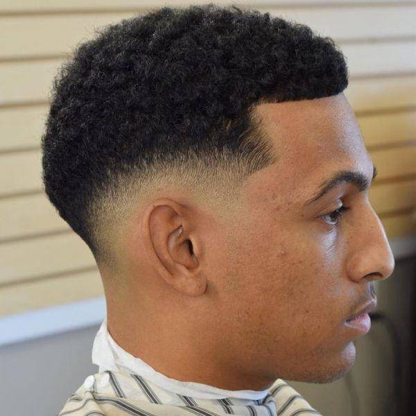 Ilustrasi afro fade haircut (fasonkaynak.com)