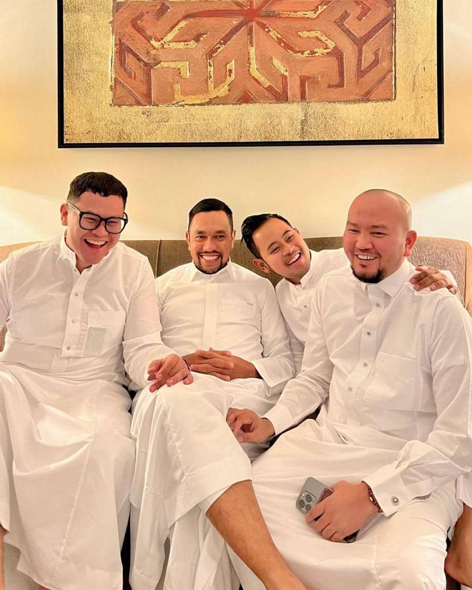 potret Gilang Widya dan Shandy Purnamasari di Mekkah (instagram.com/ahmadsahroni88)