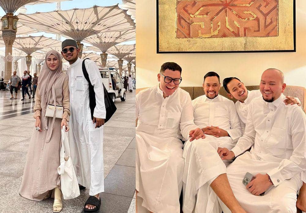 10 Potret Juragan 99 dan Istri Saat di Mekkah, Makin Istiqomah!