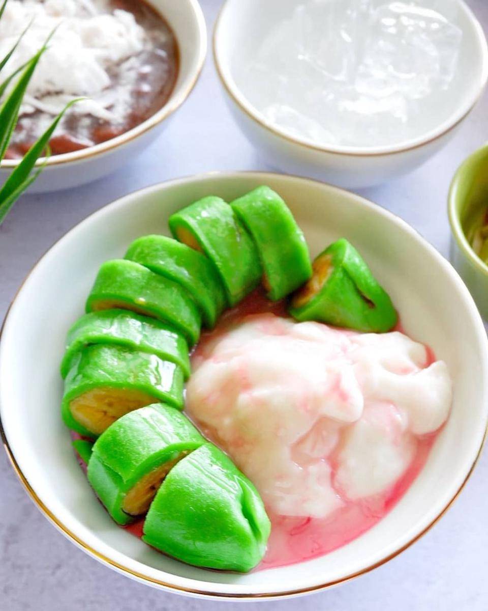 ilustrasi es pisang ijo (instagram.com/nunojajanterus)