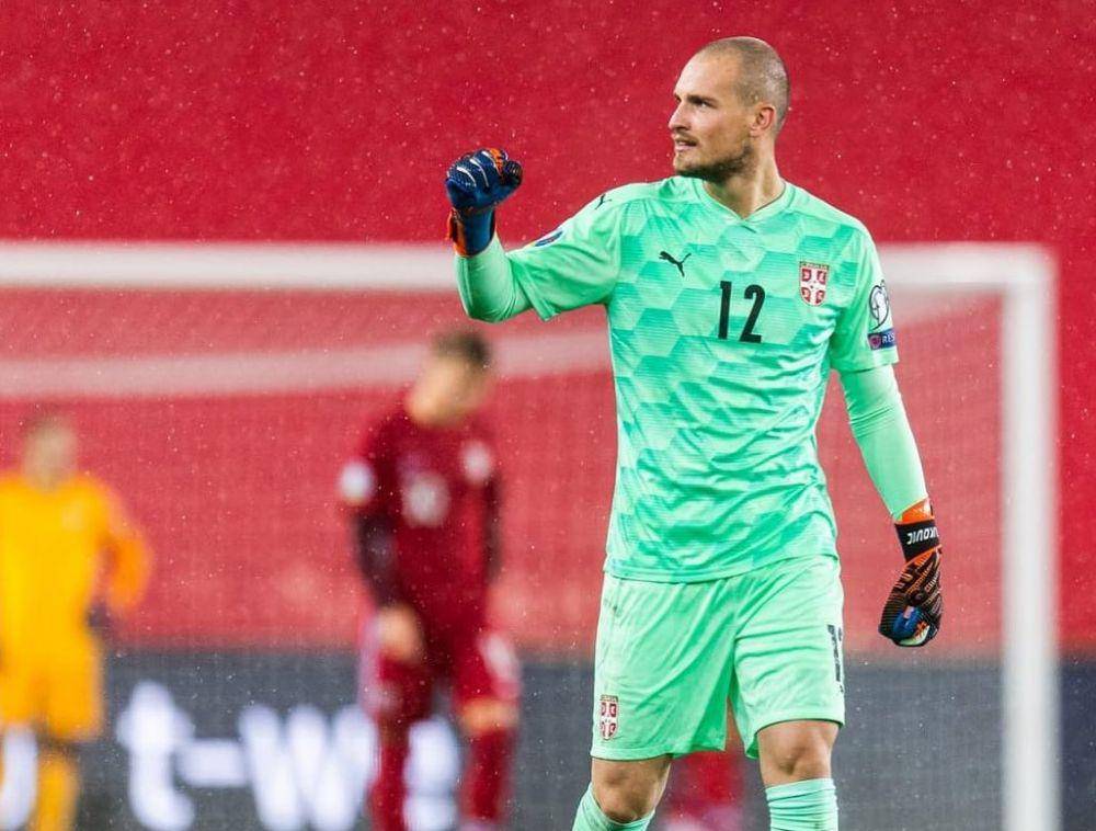 Predrag Rajkovic saat membela Timnas Serbia. (instagram.com/rajkovicpredrag)