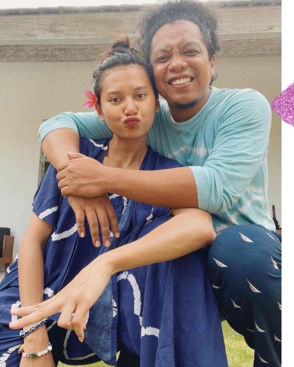 Indah Permatasari dan Arie Kriting (instagram.com/indahpermatas)