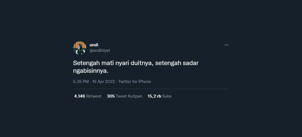 10 Cuitan Nyeleneh Warganet soal Nyari Duit, Tragis tapi Ngakak!