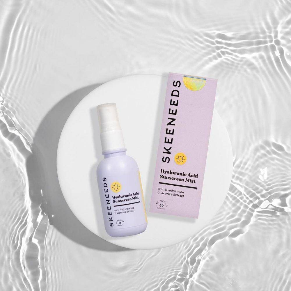 Skeeneeds Hyaluronic Acid Sunscreen Mist (instagram.com/skeeneeds)
