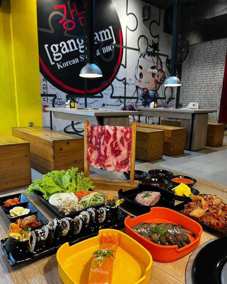 Menu Gangnam Korean Steak BBQ (instagram.com/wisatakulinertasikmalaya)