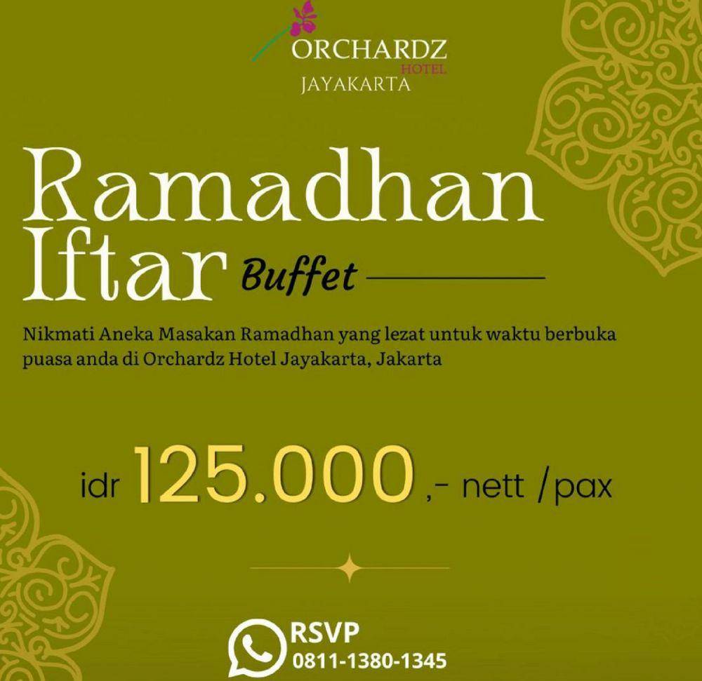 ilustrasi promo bukber all you can eat di orchardz hotel jayakarta (instagram.com/orchardzhotel_jakarta)