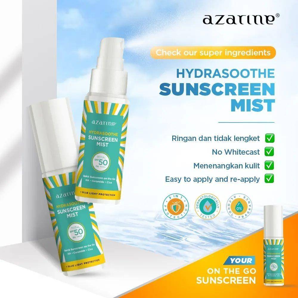 Azarine Hydrosoothe Sunscreen Mist (instagram.com/azarinecosmeticofficial)