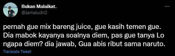 Efek kocak buah kecubung (twitter.com/Jamaludn2)