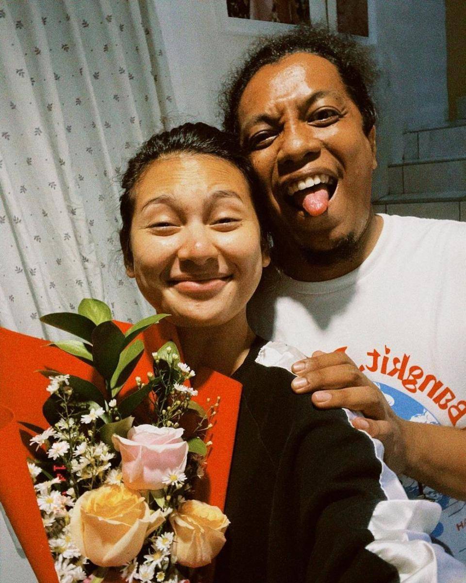 Indah Permatasari dan Arie Kriting (instagram.com/indahpermatas)