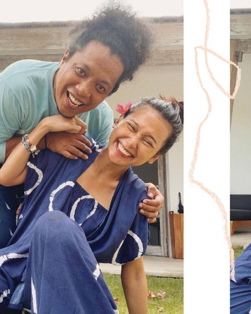 Indah Permatasari dan Arie Kriting (instagram.com/indahpermatas)