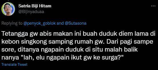 Efek kocak buah kecubung (twitter.com/Bijinyaduaa)