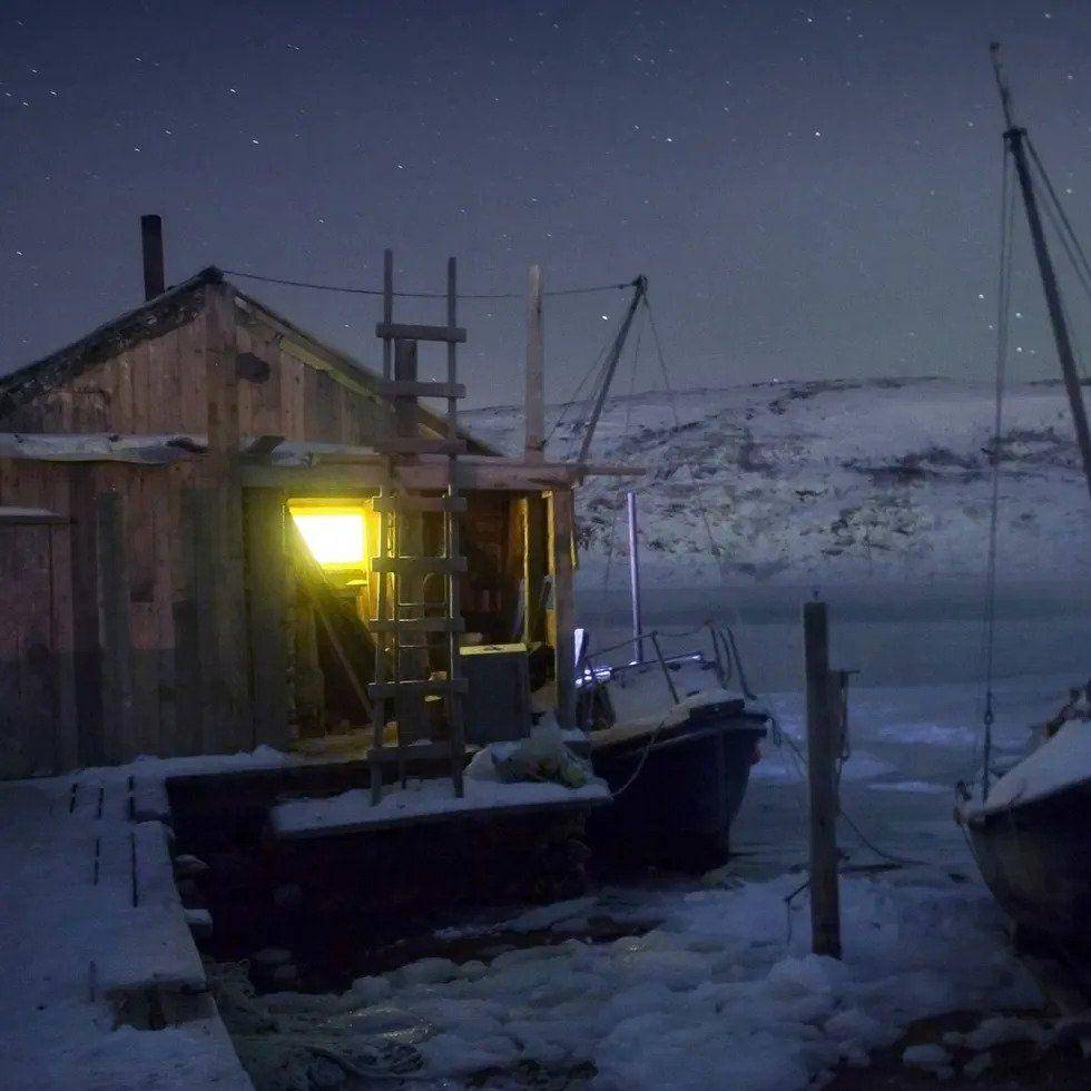 fenomena polar night di kota Murmansk, Rusia (dok. Esquire/Olga Kravets)