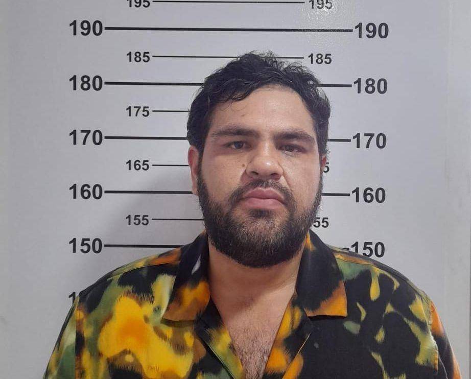 Brian Donaciano Olguin Berdugo saat ditangkap di Cali, Kolombia. (twitter.com/SeguridadCali)