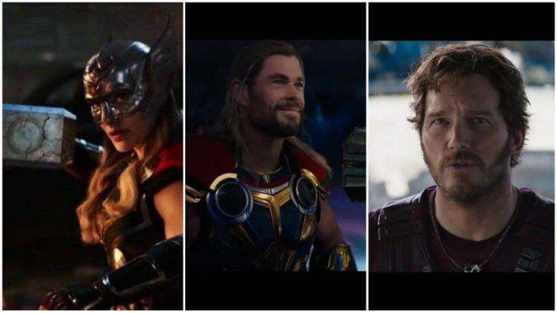 Jane Foster, Thor, dan Star-Lord. (Dok. Marvel Studios/Thor: Love and Thunder)