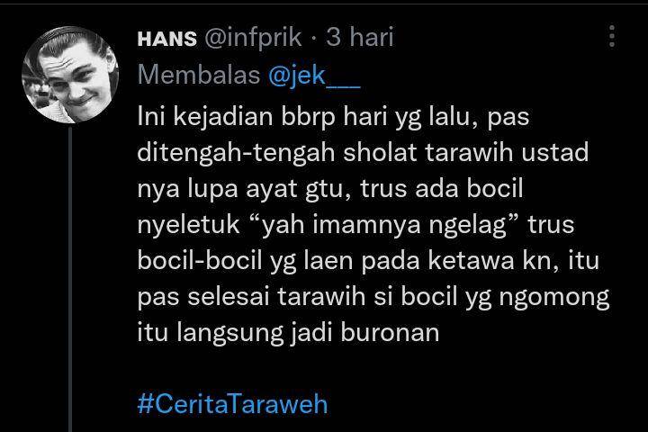 curhat kocak saat salat tarawih (twitter.com/infprik)