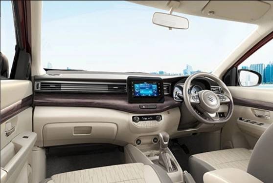 Interior Ertiga facelift (Maruti Suzuki)