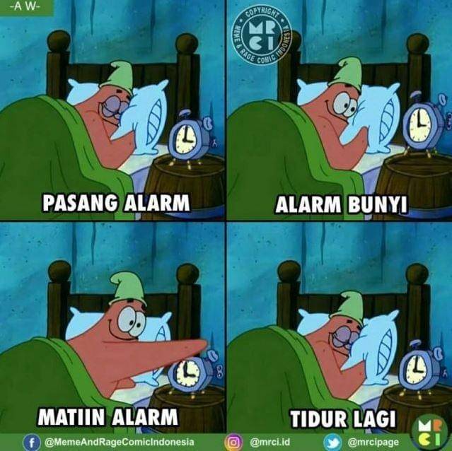 Meme Spongebob Ramadhan (Facebook/ Meme Rage Comic Indonesia)