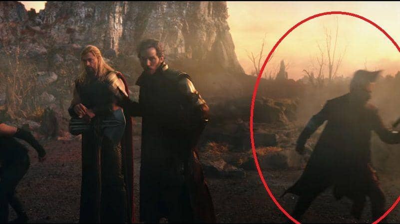 Sosok yang tampaknya Kraglin di teaser Love and Thunder. (Dok. Marvel Studio/Thor: Love and Thunder)