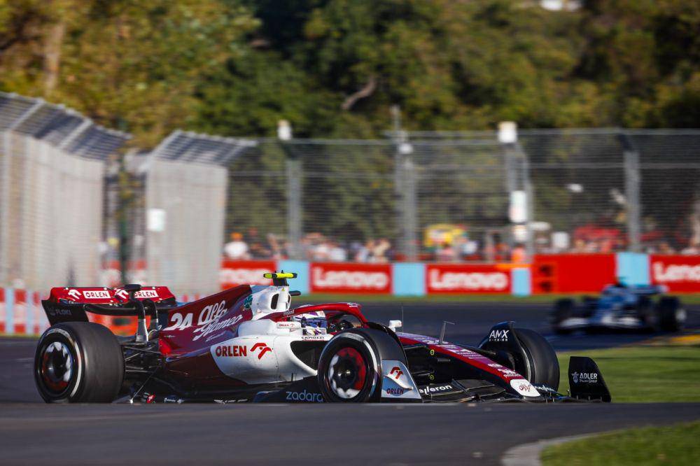 Zhou Guanyu pada GP Australia 2022 (twitter.com/alfaromeoorlen)