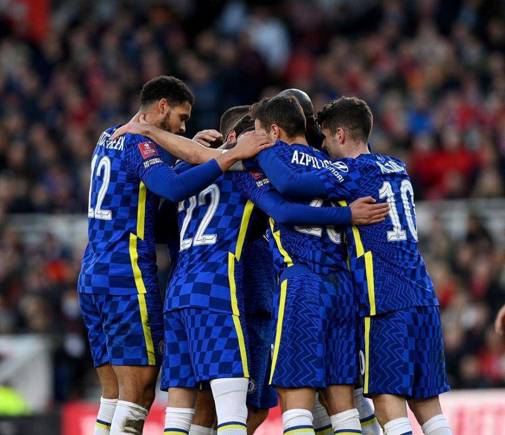 Chelsea menang 2-0 atas Middlesbrough di perempat final FA Cup pada 19 Maret 2022. (instagram.com/cesarazpi)