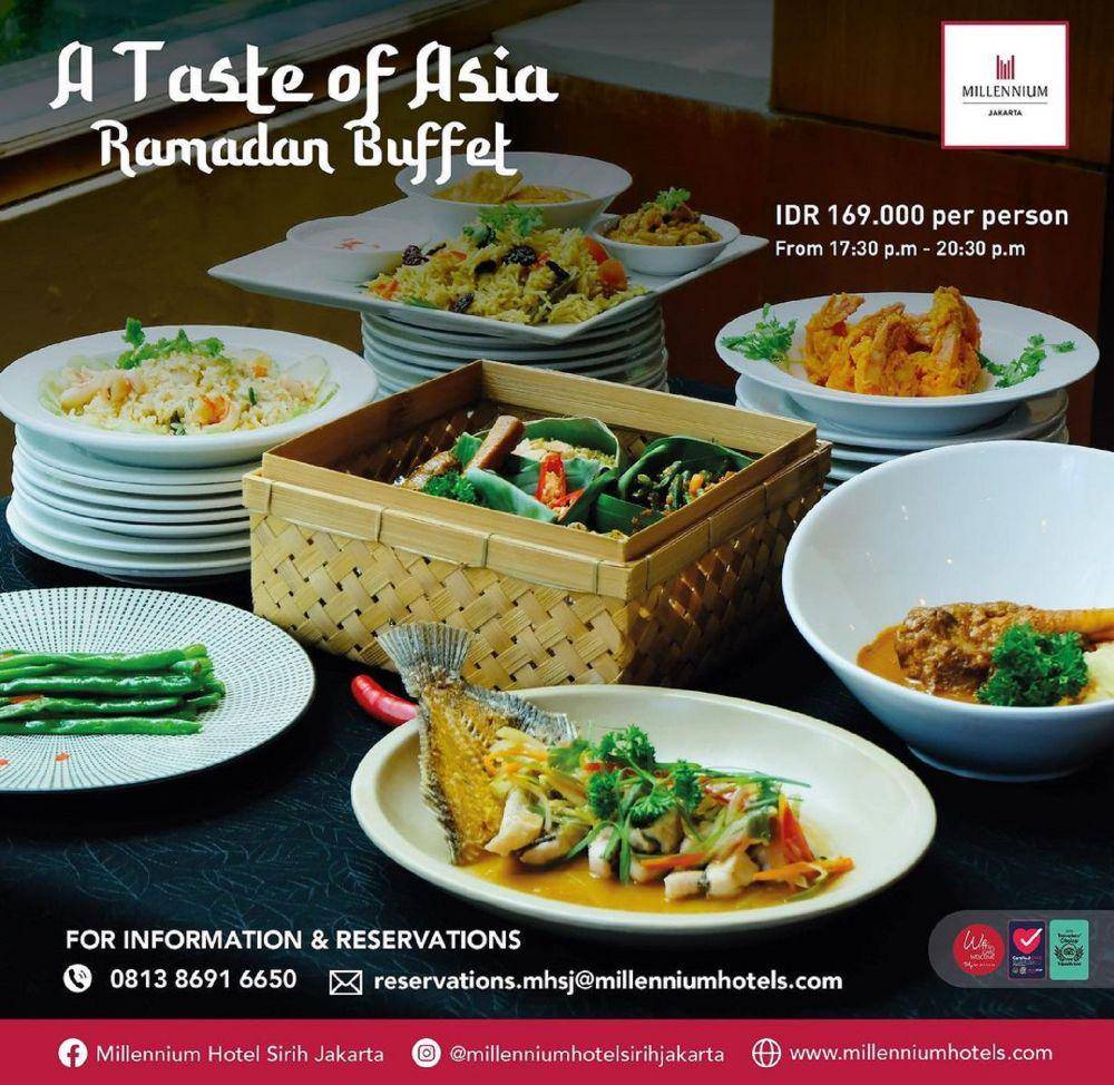 ilustrasi promo bukber all you can eat di millenium hotel sirih jakarta (instagram.com/millenniumhotelsirihjakarta)