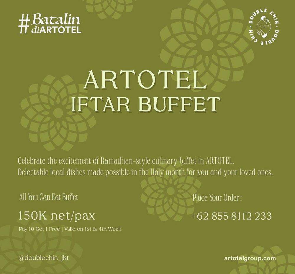 ilustrasi promo bukber all you can eat di artotel thamrin (instagram.com/artotelthamrin)