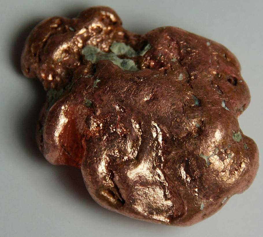 ilustrasi native copper nugget (commons.wikimedia.org/Jurii)