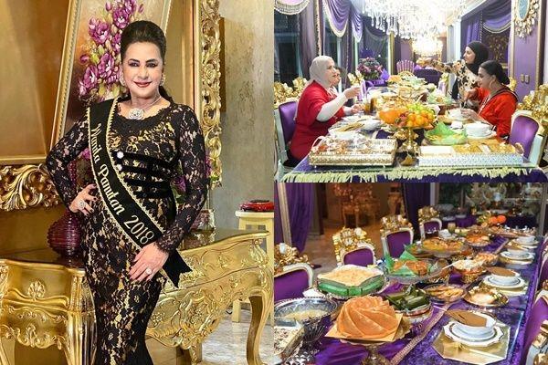 9 Potret Buka Puasa Ibunda Tasya Farasya, Menunya Kayak Malam Lebaran
