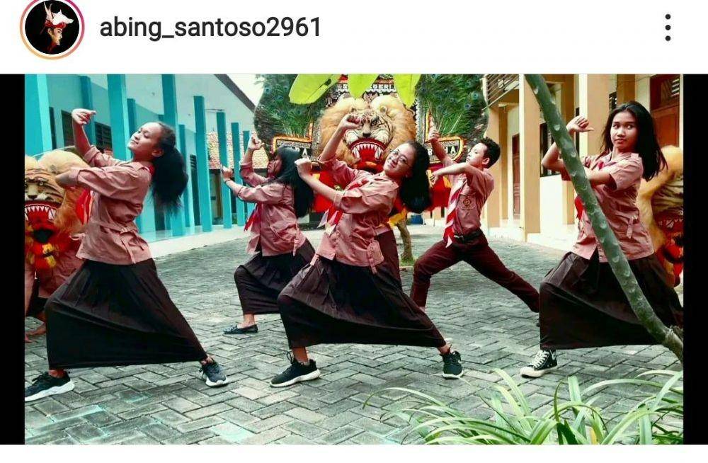 Tarian Reog Ponorogo/ Instagram Abing Santoso