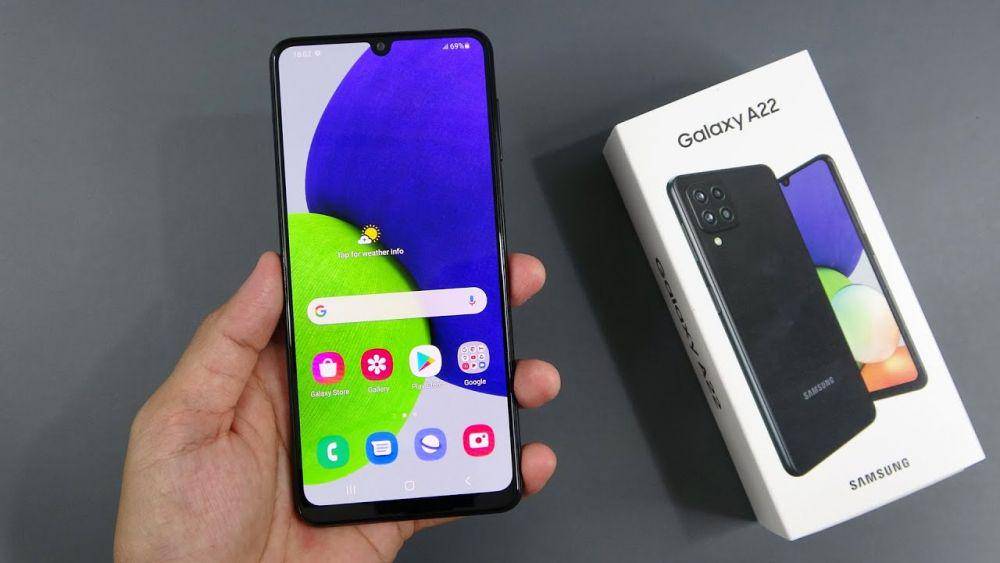potret Samsung Galaxy A22 5G (Youtube.com/Vy Vo Xuan)