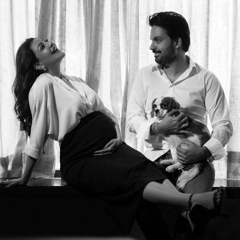Kajal Aggarwal dan suami (instagram.com/kitchlug)