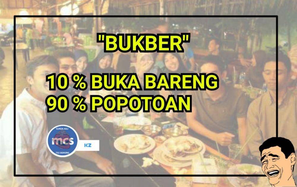 Penyebab pada lupa salat maghrib ( Dok. facebook.com/Meme Comic Sunda))