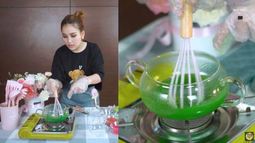 Ayu Ting Ting bikin takjil (YouTube.com/Qiss You TV)